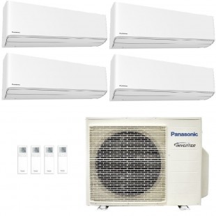 Panasonic Quadri 2.0+2.0+2.0+5.0 kW CU-4Z68TBE CS-Z20ZKEW CS-Z20ZKEW CS-Z20ZKEW CS-Z50ZKEW Klimaanlagen Z Etherea Weiß Z-ZKEW...