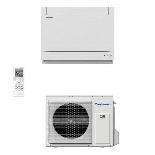 Panasonic 2.5 kW Mono Split CS-Z25UFEAW CU-Z25UBEA Klimaanlagen Fußboden Console Weiß 9000 Btu R-32 CS-Z25UFEAW+CU-Z25UBEA