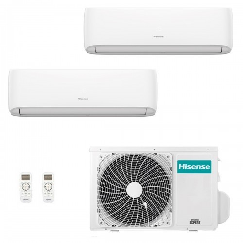 Hisense Duo Split 7000+12000 Btu 2AMW42U4RGC CF20YR04G CF35MR04G Klimaanlagen Hi Comfort Weiß Inverter WiFi R-32 CF-G-7+12+2A...