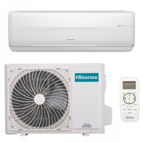 Hisense Mono Split 9000 Btu QF25XW00G QF25XW00W Klimaanlagen Serie Fresh Master Weiß WiFi A+++ A+++ Inverter R-32 QF25XW00G+Q...