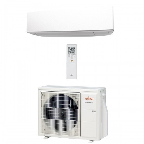 Fujitsu Mono Split 15000 Btu Serie KE WiFi ASYG14KETF AOYG14KETA Klimaanlage Wand 4.2 kW R-32 Weiß ASYG14KETF+AOYG14KETA