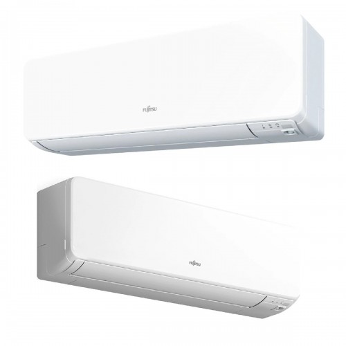 Fujitsu Duo Split KG WiFi 7+12 Btu AOYG14KBTA2 ASYG07KGTF ASYG12KGTF Klimaanlage Wand R-32 2.0+3.5 kW Weiß ASYG-KG-7+12-AOYG1...
