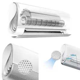 Midea Duo Split 9+9 Btu Breezeless+ M2OH-14HFN8-Q MSFAAU-09HRFN8B MSFAAU-09HRFN8B Klimaanlagen R-32 WiFi 2.5+2.5 kW Breezeles... 2