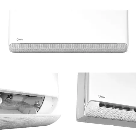 Midea Duo Split 12+12 Btu Breezeless E M3OG-21HFN8-Q MSCB1BU-12HRFN8 MSCB1BU-12HRFN8 Klimaanlagen R-32 WiFi 3.5+3.5 kW Breeze...
