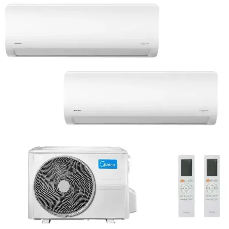 Midea Duo Split 9+12 Btu Xtreme Pro GREEN M2OH-14HFN8-Q MSAGBU-09HRFN8/GR MSAGBU-12HRFN8/GR Klimaanlagen R-32 WiFi 2.5+3.5 kW...