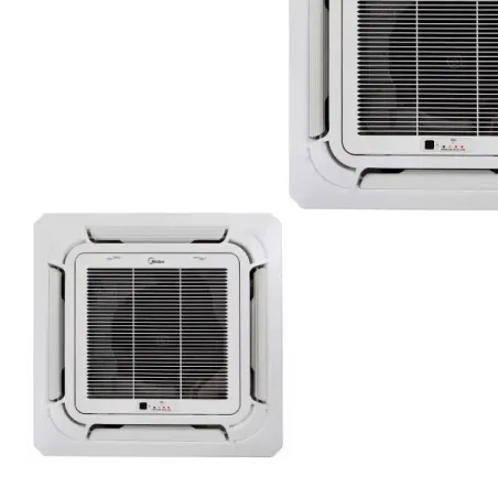 Midea Quadri Split 9+9+9+9 Btu Kassettengerät M4O-36FN8-Q con 4 unità MCA3I-09HRFNX(GA) Klimaanlagen R-32 A++ A+ 4-Wege 60x60...