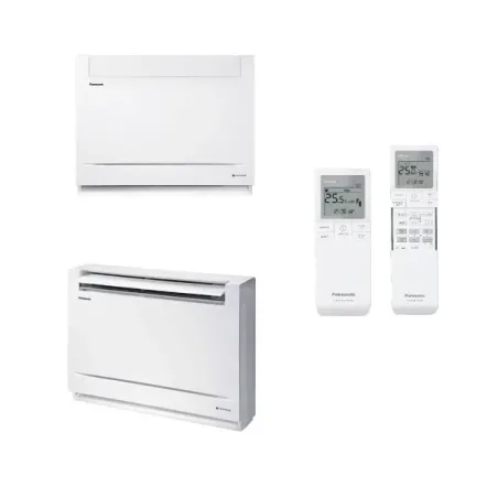 Panasonic 2.5 kW Mono Split CS-Z25UFEAW CU-Z25UBEA Klimaanlagen Fußboden Console Weiß 9000 Btu R-32 CS-Z25UFEAW+CU-Z25UBEA