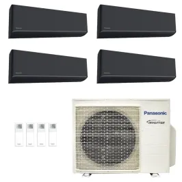 Panasonic Quadri 3.5+3.5+3.5+3.5 kW CU-5Z90TBE CS-XZ35ZKEW-H CS-XZ35ZKEW-H CS-XZ35ZKEW-H CS-XZ35ZKEW-H Klimaanlagen Graphitgr...