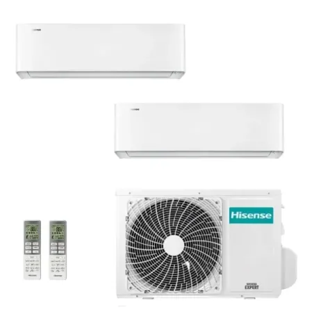 Klimaanlagen Hisense Duo Split 9+12 Btu Energy PRO X 2AMW52U4RXC