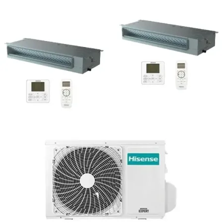 Klimaanlagen Hisense Duo Split 9+9 Btu Kanal 2AMW52U4RXC