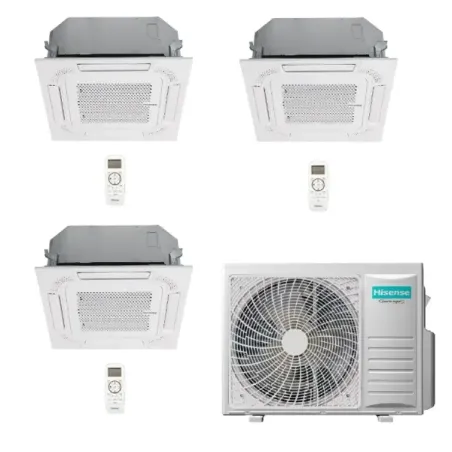 Klimaanlagen Hisense Trio Split 9+9+12 60x60 4AMW105U4RAA