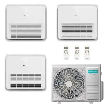 Klimaanlagen Hisense Trio Split 12+12+12 Console 4AMW105U4RAA
