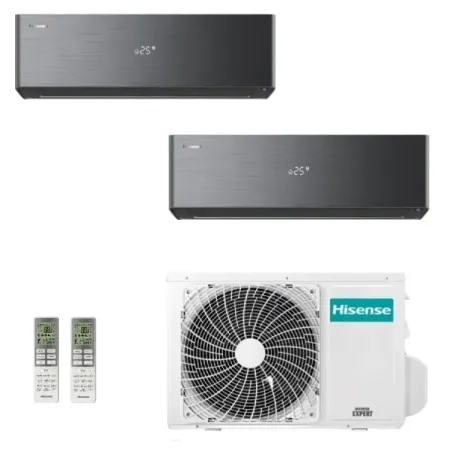 Klimaanlagen Hisense Duo Split 9+18 Energy PRO X 3AMW72U4RJC