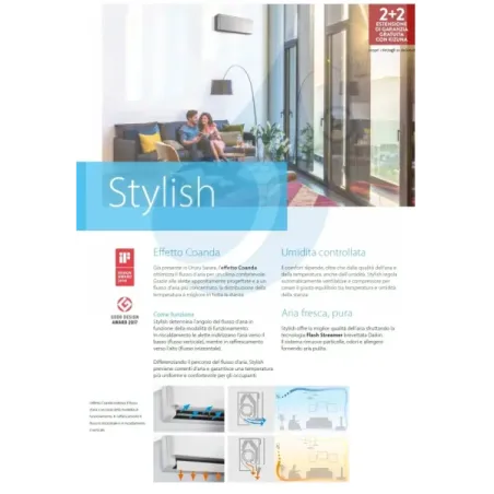 Klimaanlagen Daikin Duo Split FTXA42CW FTXA42CW 2MXM50A9 Stylish