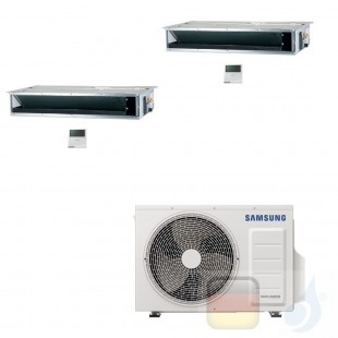 Samsung Klimaanlagen Duo Split Kanaleinbaugeräte Geringe/Mittlere Prävalenz 9000+9000 Btu R-32 AJ050TXJ2KG/EU A+++ A++ AJ0909...