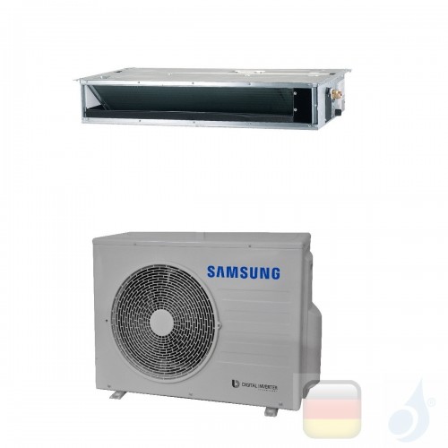 Samsung Klimaanlagen Mono Split Kanaleinbaugeräte Geringe Prävalenz 18000 Btu 5.2 kW WiFi Optional A++ A Gas R-32 AC052RNLDKG...