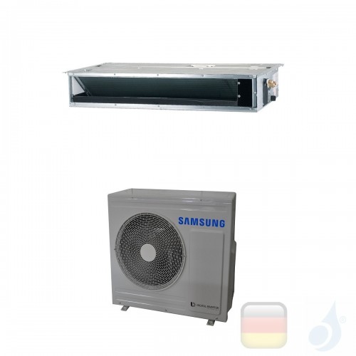 Samsung Klimaanlagen Mono Split Kanaleinbaugeräte Geringe Prävalenz 24000 Btu 7.1 kW WiFi Optional A+ A Gas R-32 AC071RNLDKG/...