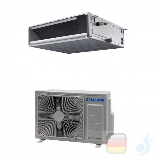 Samsung Gewerbeklimaanlagen Mono Split Kanaleinbaugeräte Mittlere Prävalenz 12000 Btu Einzelphase 3.5 kW A++ A+ Gas R-32 220v...
