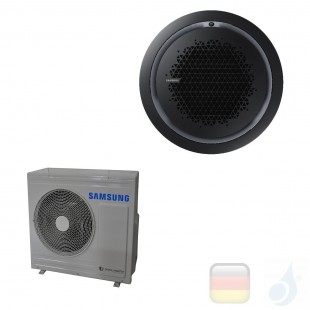 Samsung Gewerbeklimaanlagen Mono Split Kassette 360 Runde Platte Schwarz Gas R-32 24000 Btu Einzelphase 7.1 kW A++ A+ 220v AC...