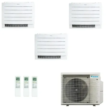 Klimaanlagen Daikin Trio Split 9+9+9 Fußboden FVXM-B 3MXM52A9