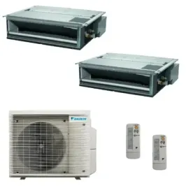 Klimaanlagen Daikin Duo Split 12+12 FDXM-F9 2MXM50A9 BRC4C65
