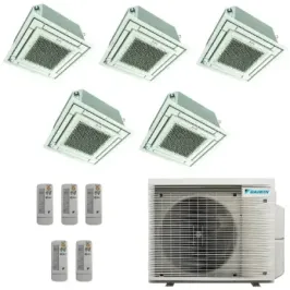 Klimaanlagen Daikin Penta Split 9+9+9+9+9 Kassette 5MXM90A9 BRC7F530W