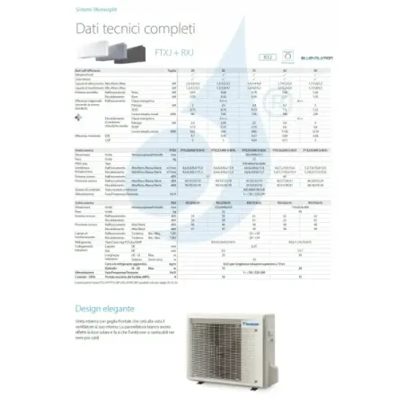 Klimaanlagen Daikin Mono Split FTXJ42AS9 RXJ42A9 Emura 3 Silbernen