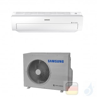 Samsung Gewerbeklimaanlagen Mono Split Wand Einzelphase Gas R-32 18000 Btu 5.2 kW WiFi Optional 220v A++ A AC052RNADKG/EU+AC0...