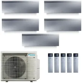 Klimaanlagen Daikin Penta 7+7+7+7+9 Emura 3 Silbernen 5MXM90A9
