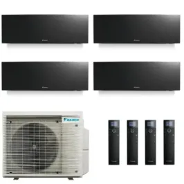 Daikin Quadri Split 9+9+9+9 Emura 3 Schwarz 4MXM68A9