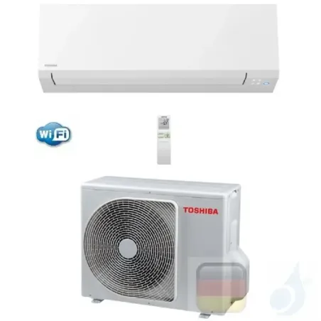 Toshiba Klimaanlagen Mono Split Wand Serie Shorai Edge 21000 Btu R-32 WiFi RAS-B22N4KVSG-E RAS-22J2AVSG-E A++ A++ 6.1 kW RAS-...