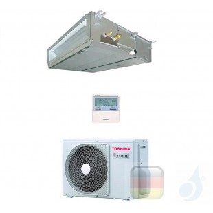 Toshiba Klimaanlagen Mono Split Kanalgerät Slim 9000 Btu R-32 RAV-RM301SDT-E RAV-GM301ATP-E A++ A++ 2.5 kW RAV-RM301SDT-E+RAV...