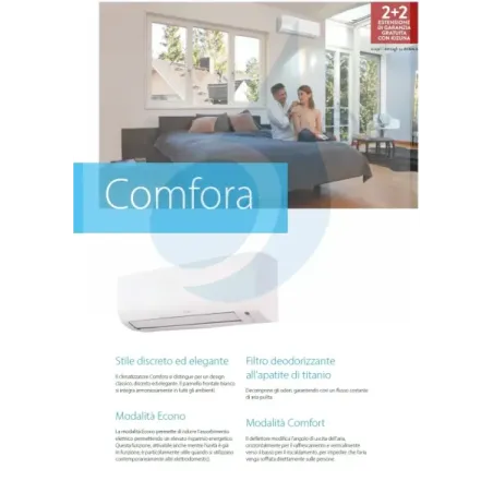 Klimaanlagen Daikin Trio Split 9+12+12 Comfora Weiß 3MXM68A9