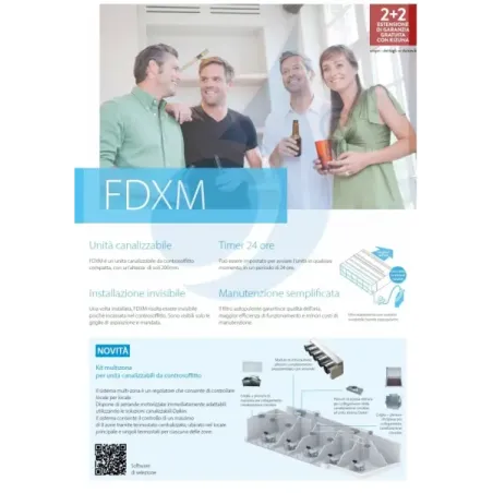 Klimaanlagen Daikin Inneneinheit 9000 FDXM25F9  BRC1H52-W-K-S