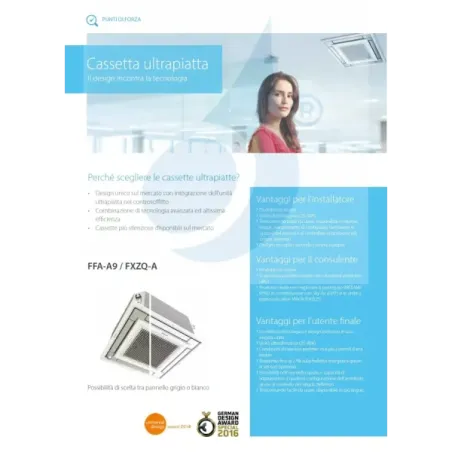 Klimaanlagen Daikin Inneneinheit 21000 FFA60A9  BRC7F530W