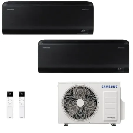 Samsung Duo Split 12+12 Btu Windfree Black AJ068TXJ3KG/EU