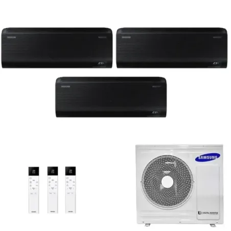 Samsung Trio Split 9+9+12 Btu Windfree Black AJ080TXJ4KG/EU