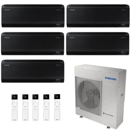 Samsung Penta Split 7+7+7+7+7 Btu Windfree Black AJ100TXJ5KG/EU