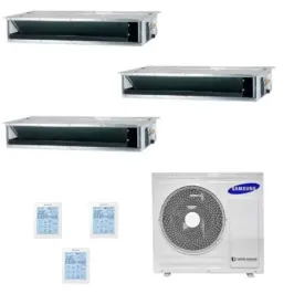 Samsung Trio Split 12+12+12 Btu Geringe/Mittlere Prävalenz AJ068TXJ3KG