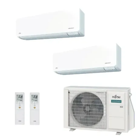 Klimaanlage Fujitsu Duo Split 7+9 KGTG AOEG14KBCA2 Wand WiFi