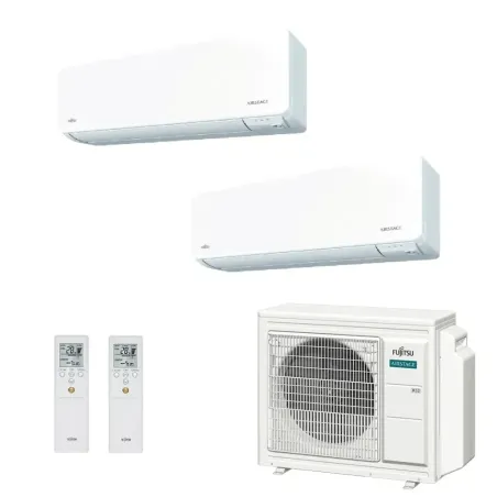 Klimaanlage Fujitsu Duo Split 12+12 KGTG AOEG24KBCA3 Wand WiFi