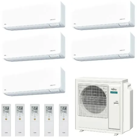 Klimaanlage Fujitsu Penta Split 9+9+9+9+12 KGTG AOEG36KBTA5
