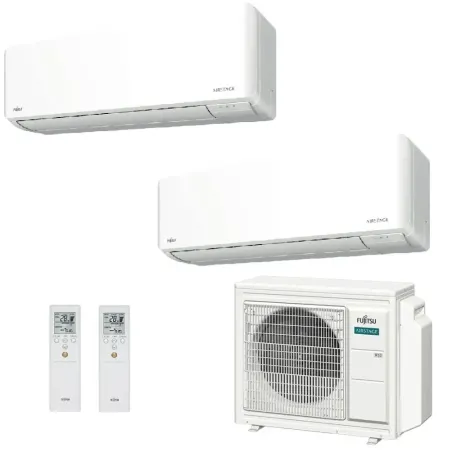 Klimaanlage Fujitsu Duo Split 15+15 KMCG AOEG24KBCA3 Wand WiFi