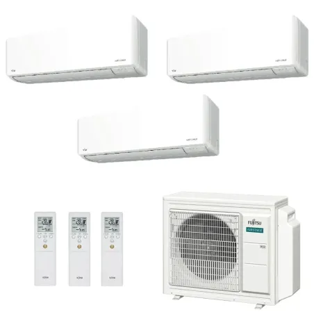Klimaanlage Fujitsu Trio Split 9+12+12 KMCG WiFi AOEG30KBTA4
