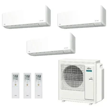 Klimaanlage Fujitsu Trio Split 15+15+15 KMCG WiFi AOEG36KBTA5