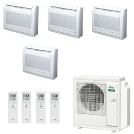 Klimaanlage Fujitsu Quadri Split 9+9+9+9 Fußboden KV AOEG36KBTA5