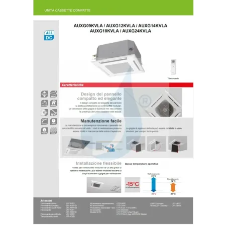 Klimaanlage Fujitsu Quadri Split 7+7+7+7 Kassettengerät AOEG30KBTA4