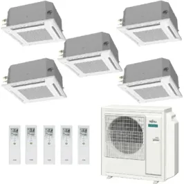 Klimaanlage Fujitsu Penta Split 9+9+9+12+12 Kassettengerät AOEG36KBTA5