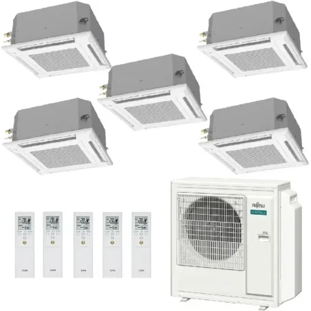 Klimaanlage Fujitsu Penta Split 9+9+9+12+12 Kassettengerät AOEG36KBTA5