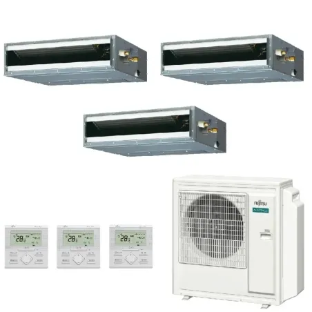 Klimaanlage Fujitsu Trio Split 15+15+15 KL-Kanal AOEG36KBTA5